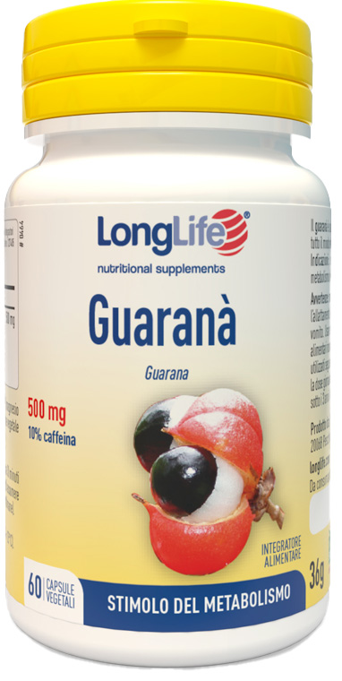 LONGLIFE GUARANA 60 CAPSULE VEGETALI - Gruppofarmastore.it