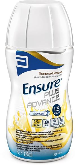 ENSURE PLUS ADVANCE BANANA 4 BOTTIGLIE DA 220 ML - Gruppofarmastore.it