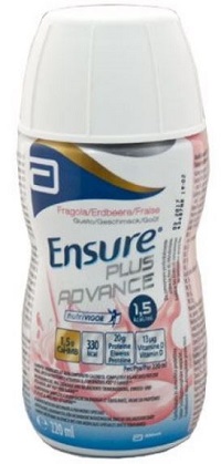 ENSURE PLUS ADVANCE FRAGOLA 4 BOTTIGLIE DA 220 ML - Gruppofarmastore.it