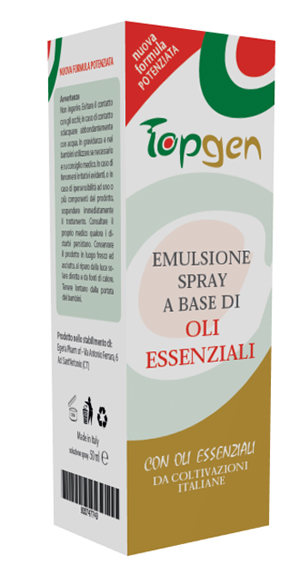 TOPGEN EMULSIONE SPRAY A BASE DI OLI ESSENZIALI 50 ML - Gruppofarmastore.it