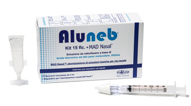 ALUNEB KIT SOLUZIONE ISOTONICA 15 FLACONCINI DA 4 ML + MAD NASAL ATOMIZZATORE - Gruppofarmastore.it