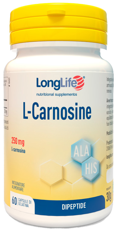 LONGLIFE L-CARNOSINE 60 CAPSULE - Gruppofarmastore.it