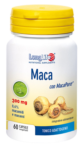 LONGLIFE MACA 60 CAPSULE VEGETALI DA 550 MG - Gruppofarmastore.it