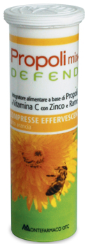 PROPOLI MIX DEFEND 10 COMPRESSE EFFERVESCENTI GUSTO ARANCIA - Gruppofarmastore.it
