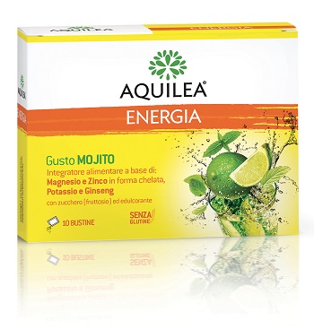 AQUILEA ENERGIA GUSTO MOJITO 10 BUSTINE DA 6 G - Gruppofarmastore.it