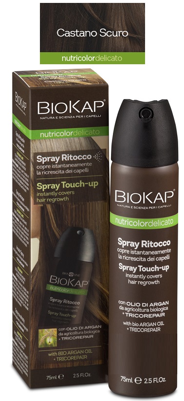 BIOS LINE BIOKAP NUTRIDEL SPRAY RITOCCO CASTANO SCURO 75 ML - Gruppofarmastore.it
