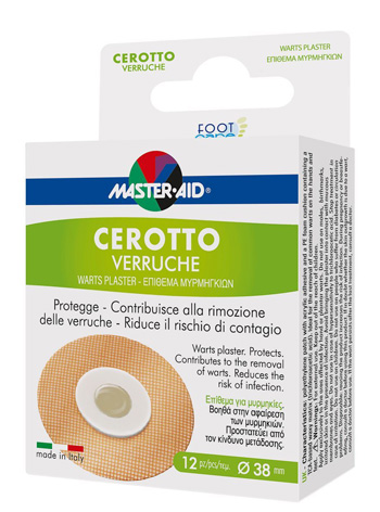 CEROTTO VERRUCHE MASTER-AID FOOT CARE 12 PEZZI - Gruppofarmastore.it