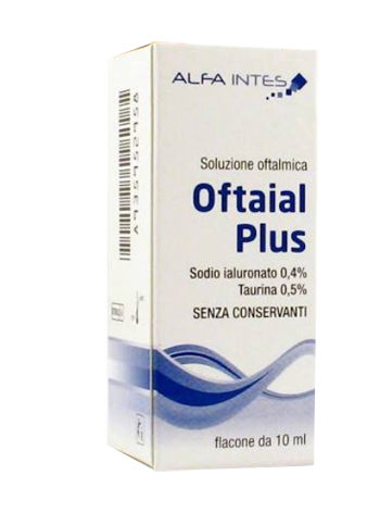 SOLUZIONE OFTALMICA OFTAIAL PLUS ACIDO IALURONICO 0,4% E TAURINA 10ML - Gruppofarmastore.it