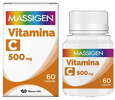 MASSIGEN C VITI 500MG DI VITAMINA C 60 CAPSULE - Gruppofarmastore.it