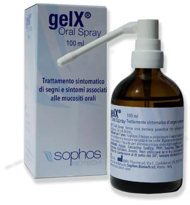 GEL SPRAY ORALE PER TRATTAMENTO SINTOMATICO SEGNI E SINTOMI ASSOCIATI ALLE MUCOSITI ORALI - Gruppofarmastore.it