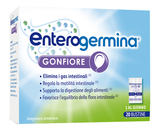 ENTEROGERMINA GONFIORE 20 BUSTINE BIPARTITE - Gruppofarmastore.it