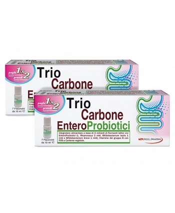 TRIOCARBONE ENTEROPROBIOTICI 7 FLACONCINI X 10 ML - Gruppofarmastore.it