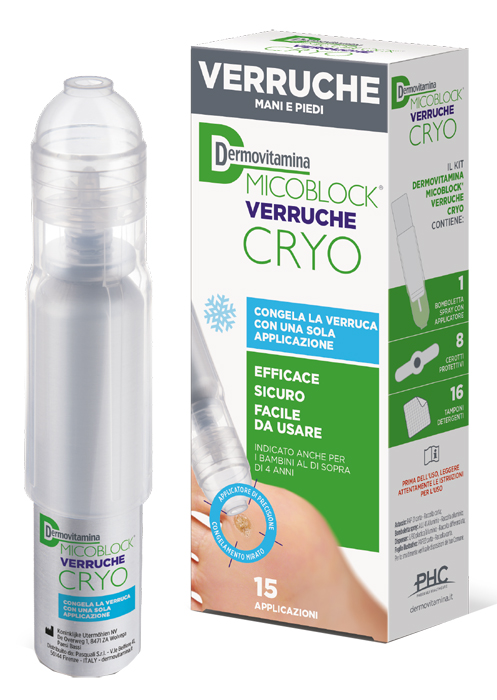 DERMOVITAMINA MICOBLOCK VERRUCHE CRYO SPRAY 38 ML - Gruppofarmastore.it
