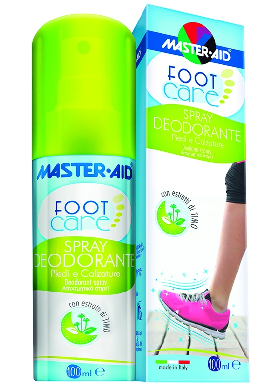 MASTER-AID FOOT CARE SPRAY DEODORANTE 100 ML - Gruppofarmastore.it