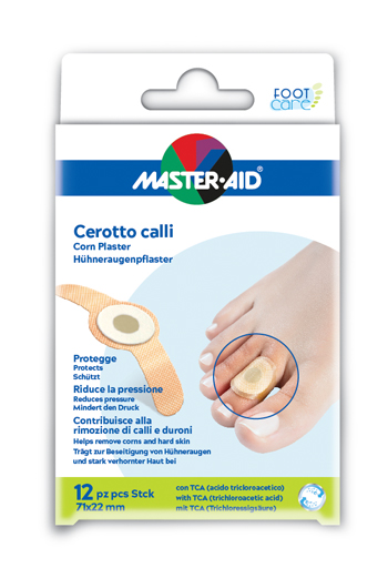 MASTER-AID CEROTTO CALLIFUGO FOOT CARE 71X22 MM 12 PEZZI - Gruppofarmastore.it
