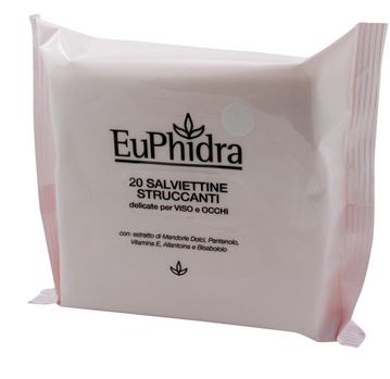 EUPHIDRA SALVIETTINE STRUCCANTI 20 PEZZI - Gruppofarmastore.it