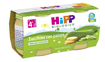 HIPP BIO HIPP BIO OMOGENEIZZATO ZUCCHINE CON PATATE 2X80 G - Gruppofarmastore.it