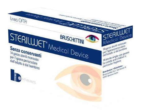 STERILWET GARZA OFTALMICA 14 PEZZI - Gruppofarmastore.it