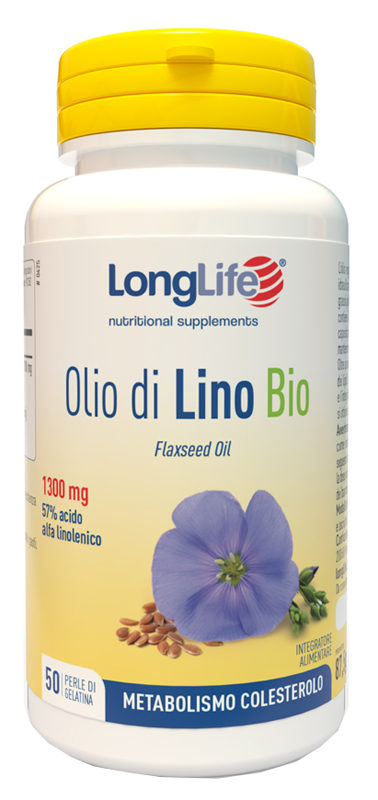LONGLIFE OLIO DI LINO BIO 50 PERLE - Gruppofarmastore.it