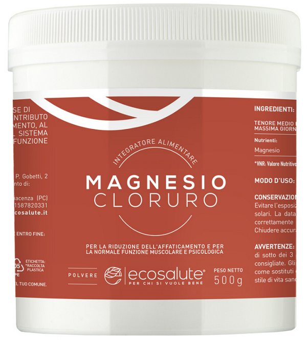 MAGNESIO CLORURO POLVERE 500 G - Gruppofarmastore.it