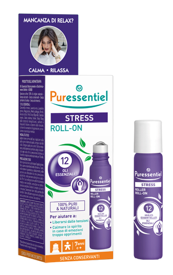 PURESSENTIEL ROLLER SOS STRESS 12 OLI ESSENZIALI 5 ML - Gruppofarmastore.it