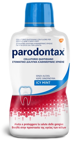 PARODONTAX COLLUTORIO QUOTIDIANO ICY MINT CON FLUORO 500 ML - Gruppofarmastore.it