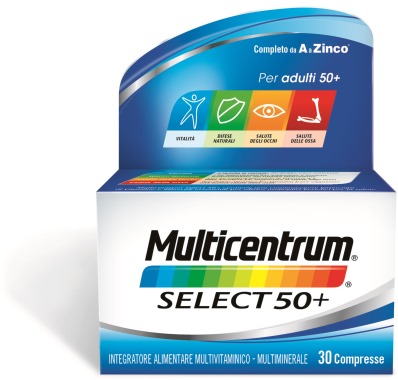 MULTICENTRUM SELECT 50+ 30 COMPRESSE - Gruppofarmastore.it
