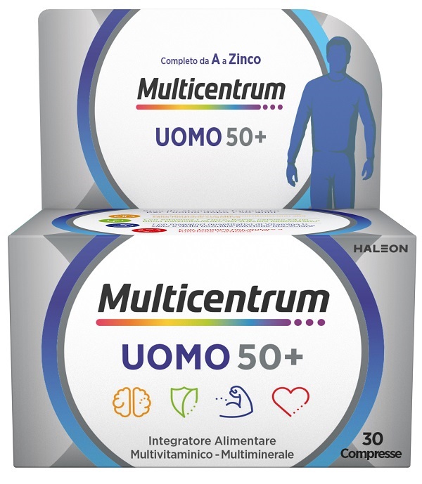MULTICENTRUM UOMO 50+ 30 COMPRESSE - Gruppofarmastore.it
