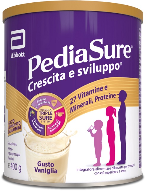 PEDIASURE CRESCITA&SVILUPPO VANIGLIA 400 G - Gruppofarmastore.it