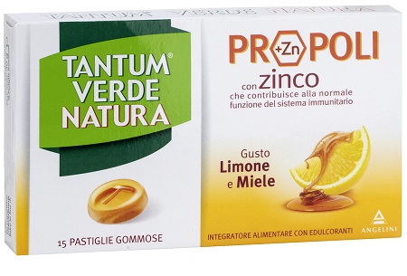 TANTUM VERDE NATURA PASTIGLIE GOMMOSE LIMONE & MIELE 30 G - Gruppofarmastore.it