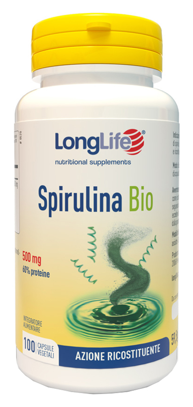 LONGLIFE SPIRULINA BIO 500 MG 100 CAPSULE VEGETALI - Gruppofarmastore.it
