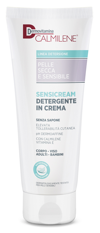 DERMOVITAMINA CALMILENE SENSICREAM DETERGENTE IN CREMA SENZA SAPONE PER PELLE SECCA E SENSIBILE 250 ML - Gruppofarmastore.it