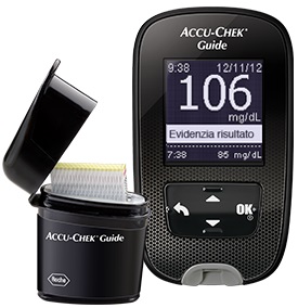 KIT GLUCOMETRO ACCU-CHEK GUIDE MG/DL + PUNGIDITO FASTCLIX - Gruppofarmastore.it