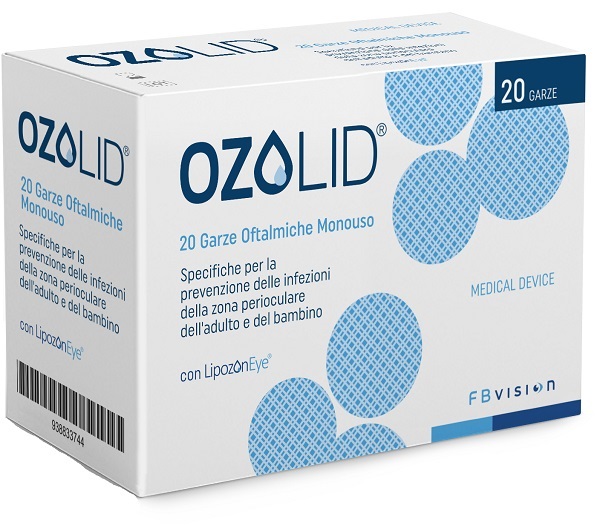 GARZA OZOLID OFTALMICA TNT CON OLIO OZONIZZATO IN FOSFOLIPIDI LIPOZONEYE 20 PEZZI - Gruppofarmastore.it