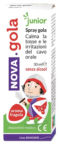 NOVA GOLA SPRAY JUNIOR FRAGOLA 30 ML - Gruppofarmastore.it