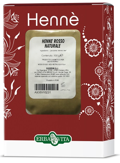 HENNE COLORANTE CAPELLI ROSSO NATURALE 100 G - Gruppofarmastore.it