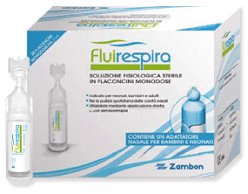 FLUIRESPIRA SOLUZIONE FISIOLOGICA STERILE 30 FLACONCINI MONODOSE DA 5ML - Gruppofarmastore.it