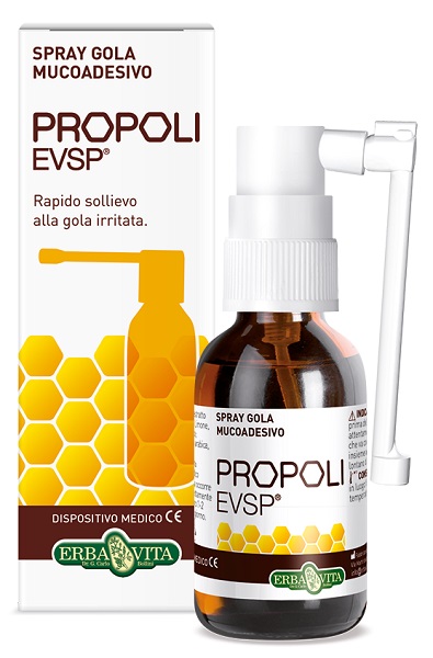 PROPOLI EVSP SPRAY GOLA MUCOADESIVO SENZA ALCOL 20ML - Gruppofarmastore.it