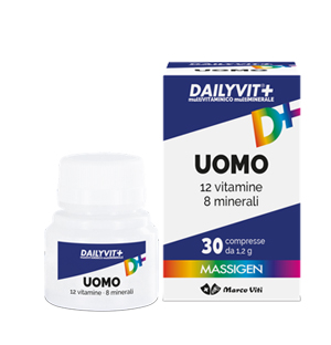 DAILYVIT+ UOMO MULTIVITAMINICO E MULTIMINERALE 30 COMPRESSE RIVESTITE - Gruppofarmastore.it