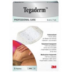 TEGADERM MEDICAZIONE IMPERMEABILE TRASPARENTE 5 PEZZI 6X7 CM - Gruppofarmastore.it