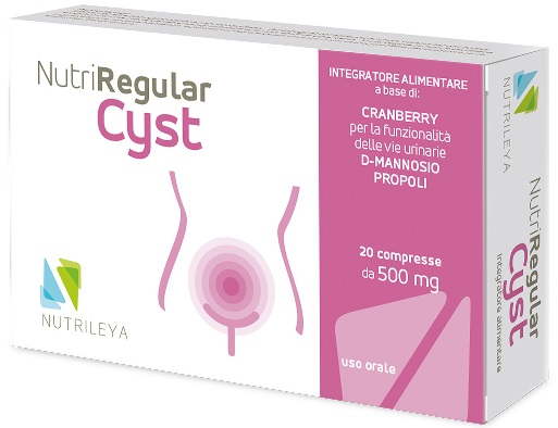 NUTRIREGULAR CYST 20 CAPSULE 500 MG - Gruppofarmastore.it