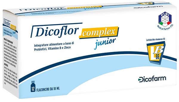 DICOFLOR COMPLEX JUNIOR 12 FLACONI DA 10 ML - Gruppofarmastore.it