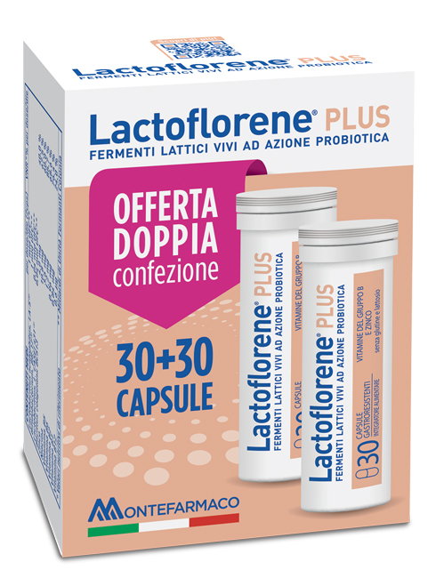 LACTOFLORENE PLUS BIPACK 30 CAPSULE 26,40 G - Gruppofarmastore.it