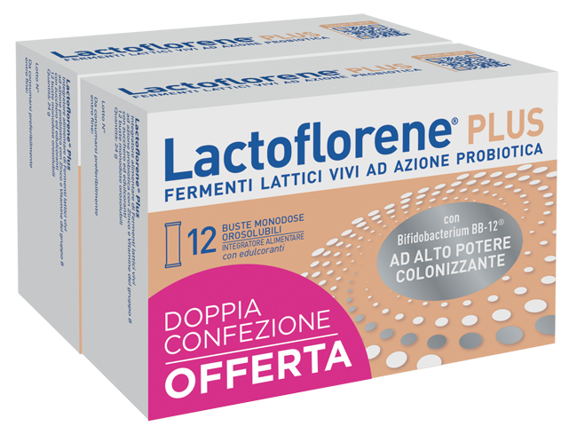 LACTOFLORENE PLUS BIPACK 12 BUSTINE 48 G - Gruppofarmastore.it