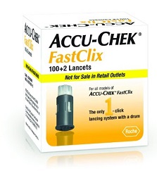 LANCETTE PUNGIDITO ACCU-CHEK FASTCLIX 100 + 2 PEZZI - Gruppofarmastore.it