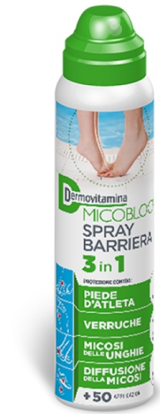 DERMOVITAMINA MICOBLOCK SPRAY BARRIERA 3 IN 1 PIEDE D'ATLETA 100 ML - Gruppofarmastore.it