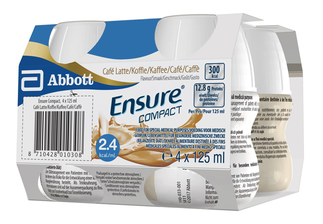 ENSURE COMPACT CAFFE 4 BOTTIGLIE DA 125 ML - Gruppofarmastore.it