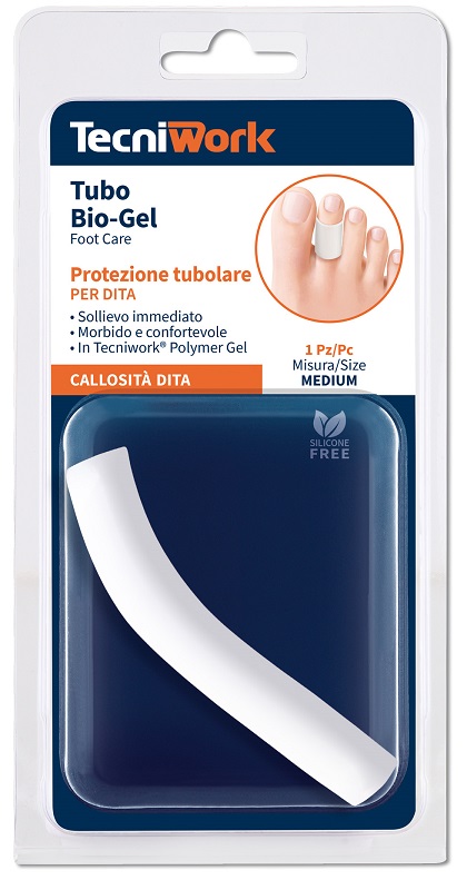 BIOGEL FASCETTA TUBOLARE GEL DITA PIEDI MEDIUM 1 PEZZO - Gruppofarmastore.it