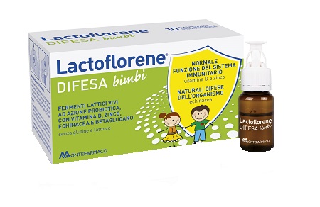 LACTOFLORENE DIFESA BAMBINI 10 FLACONI 100 ML - Gruppofarmastore.it