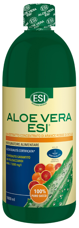 ESI ALOE SUCCO ARANCIA ROSSA 1000 ML - Gruppofarmastore.it